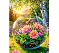 2000 piece Jigsaw Puzzles for Adults Impossible Hard Difficult Challenging Puzzle, jigsaws 2000 pieces for adults Fun Activity & Present for The Whole Family, Theme:Wildflowers Lawn