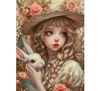 2000 piece Jigsaw Puzzles for Adults Impossible Hard Difficult Challenging Puzzle, jigsaws 2000 pieces for adults Fun Activity & Present for The Whole Family, Theme:Retro Girl
