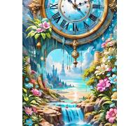 2000 piece Jigsaw Puzzles for Adults Impossible Hard Difficult Challenging Puzzle, jigsaws 2000 pieces for adults Fun Activity & Present for The Whole Family, Theme:Time City Sea
