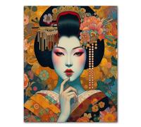 2000 piece Jigsaw Puzzles for Adults Impossible Hard Difficult Challenging Puzzle, jigsaws 2000 pieces for adults Fun Activity & Present for The Whole Family, Theme:Retro Japanese Woman