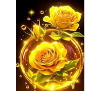 2000 piece Jigsaw Puzzles for Adults Impossible Hard Difficult Challenging Puzzle, jigsaws 2000 pieces for adults Fun Activity & Present for The Whole Family, Theme:Yellow Rose