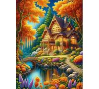 2000 piece Jigsaw Puzzles for Adults Impossible Hard Difficult Challenging Puzzle, jigsaws 2000 pieces for adults Fun Activity & Present for The Whole Family, Theme:Magnificent Villa Scenery