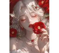 2000 piece Jigsaw Puzzles for Adults Impossible Hard Difficult Challenging Puzzle, jigsaws 2000 pieces for adults Fun Activity & Present for The Whole Family, Theme:Anime Girl