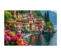 2000 Piece Jigsaw Puzzles for Adults, Italy Puzzles for Adults, Gift for Women, Men, Christmas, Family Wooden Puzzle Educational Games, Challenging Adult Jigsaws, Box Packaging, Landscape Pattern Z-81