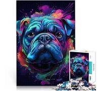 2000 Piece Jigsaw Puzzles for Adults Jigsaw Bulldog Dog Supernatural Analyse und Logik Ein Kunstwerk70x100cm
