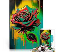 2000 Piece Jigsaw Puzzles for Adults Jigsaw Doodle rose Quiz game 70x100cm Birthday Present, Gifts, Wall Art for and Age 14