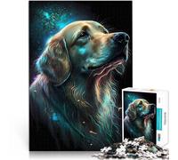 2000 Piece Jigsaw Puzzles for Adults Jigsaw Golden Retriever Dog Dear Made of cardboard for ages 14 and over learning educational game Improving love between couples。size：70x100cm/27.5x39.3inch