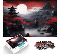 2000 Piece Jigsaw Puzzles for Adults Jigsaw Japan Landscape Red Black Mustermontage Tolle Geschenke und Spielzeuge70x100cm