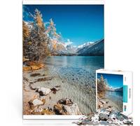2000 Piece Jigsaw Puzzles for Adults Jigsaw Lago di Anterselva Made of cardboard，Suitable for people aged 14 and above Difficult and challenging Birthday and unique gifts。size：70x100cm