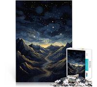 2000 Piece Jigsaw Puzzles for Adults Jigsaw Mountains at night Help the brain exercise addictive toys to cultivate patience 70x100cm A Work of Art for Age 14 Years Up