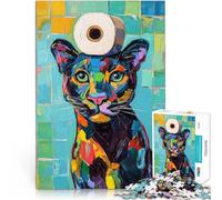 2000 Piece Jigsaw Puzzles for Adults Jigsaw Panther with Toilet Paper Lernspiele Verbessern Sie das Gedächtnis70x100cm