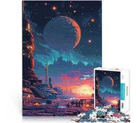 2000 Piece Jigsaw Puzzles for Adults Jigsaw SciFi Planet Pixel Art Analyse und Logik Wichtelgeschenke70x100cm