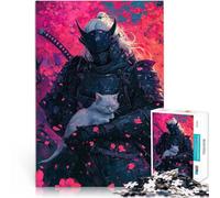 2000 Piece Jigsaw Puzzles for Adults Jigsaw Silent Samurai & Cat Lernspiele Lernspiel für Geburtstag, Weihnachten70x100cm