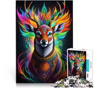 2000 Piece Jigsaw Puzzles for Adults Jigsaw Spirit Animal Deer Entspannungsspiele Einzigartige Wohndekoration und Geschenke70x100cm