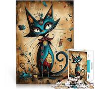 2000 Piece Jigsaw Puzzles for Adults Jigsaw Steampunk Mechanical Cat in Fantasy Art Style Lernspielzeug tolles Geschenk70x100cm