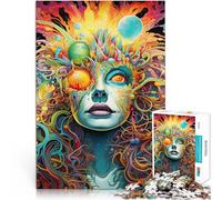 2000 Piece Jigsaw Puzzles for Adults Jigsaw Trippy Art Herausforderndes Spiel Heimdekoration Spielzeug70x100cm