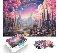 2000 Piece Jigsaw Puzzles for Adults Jigsaw Trippy City - Surreal Urban Wonders Help the brain exercise addictive toys to cultivate patience 70x100cm great gift for Age 14