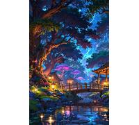 2000 Piece Jigsaw Puzzles for Adults Jungle River Bridge Challenging Puzzle Educational Games Puzzle for Adults 2000 Pieces Family Game Great Gift Idea, 39.4 x 27.6 inch