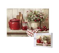 2000 Piece Jigsaw Puzzles for Adults Kitchen Jigsaw Comes with Packaging Box and Reference Pictures, Fun and Joyful Family Entertainment Games, Challenging Adult Puzzles Gifts Home Decor Flower M-379