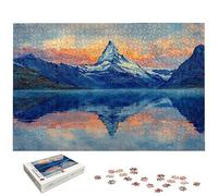 2000 Piece Jigsaw Puzzles for Adults, Lake Jigsaw Puzzles for Adults 2000, Landscape Jigsaws for Family Educational Games, Wooden Puzzle with Gift Box, Unique Gifts for Women, Home Wall Decor, -7144