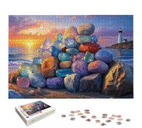 2000 Piece Jigsaw Puzzles for Adults, Landscape Jigsaw Puzzles for Adults 2000, Cobble Jigsaws for Family Educational Games, Wooden Puzzle with Gift Box, Unique Gifts for Women, Home Wall Decor, -5266