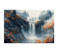 2000 Piece Jigsaw Puzzles for Adults, Landscape Puzzles for Adults, Gift for Women, Men, Christmas, Family Wooden Puzzle Educational Games, Challenging Adult Jigsaws, Box Packaging, Fall Pattern, W-83