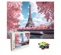 2000 Piece Jigsaw Puzzles for Adults Landscape - Wooden Puzzles for Adults - Iron Tower Puzzle 39.2 X 27.8 Inch - Jigsaw Games for Adult - Extra Fun Challenges - Creativity Gifts for Men Women 8p-423