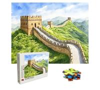 2000 Piece Jigsaw Puzzles for Adults Landscape - Wooden Puzzles for Adults - The Great Wall Puzzle 39.2 X 27.8 Inch - Jigsaw Games for Adult - Extra Fun Challenges - Gifts for Men and Women 8p-357