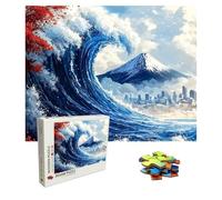 2000 Piece Jigsaw Puzzles for Adults Landscape - Wooden Puzzles for Adults - Waves Puzzle 39.2 X 27.8 Inch - Jigsaw Games for Adult - Extra Fun Challenges - Creativity Gifts for Men and Women 8p-369