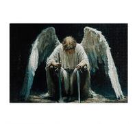 2000 Piece Jigsaw Puzzles for Adults, Man Puzzles for Adults, Gift for Women, Men, Christmas, Family Wooden Puzzle Educational Games, Challenging Adult Jigsaws, Box Packaging, Angel Pattern, G-89