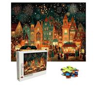 2000 Piece Jigsaw Puzzles for Adults Market - Wooden Puzzles for Adults - Fireworks Puzzle 39.2 X 27.8 Inch - Jigsaw Games for Adult - Extra Fun Challenges - Creativity Gifts for Men and Women 8p-335
