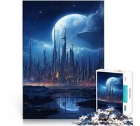 2000 Piece Jigsaw Puzzles for Adults Modern City Skyline Made of cardboard,for age 14 years and over Challenging Game As a gift for the whole family and friends。size:70x100cm/27.5x39.3inch