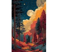 2000 Piece Jigsaw Puzzles for Adults Moon Jungle, Educational Games, Challenging & Brainteasing for Men Women Elders Seniors, Puzzle 2000 Pieces