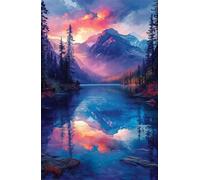 2000 Piece Jigsaw Puzzles for Adults Mountains Jungle Lake Challenging Puzzle Educational Games Puzzle for Adults 2000 Pieces Family Game Great Gift Idea, 39.4 x 27.6 inch