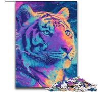 2000 Piece Jigsaw Puzzles for Adults Mysterious Tiger Staycation Kill Time with Fully Interlocking Randomly Shaped Pieces 70x100cm