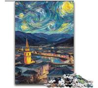 2000 Piece Jigsaw Puzzles for Adults Night Sky City Cityscape Learning Educational Toys Unique Home Decor And Gifts for 14+ 70x100cm