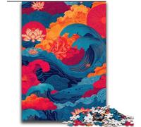 2000 Piece Jigsaw Puzzles for Adults Ocean Waves Staycation Kill Time with Fully Interlocking Randomly Shaped Pieces 70x100cm