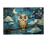 2000 Piece Jigsaw Puzzles for Adults, Owl Jigsaw Puzzles for Adults 2000 Piece, Cute Puzzle Challenging Game for the Whole Families, Classic Wooden Jigsaws Suitable for Home Decoration, Gifts -2637