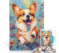 2000 Piece Jigsaw Puzzles for Adults Palette Corgi dog painting Analyse und Logik Heimdekoration Spielzeug70x100cm