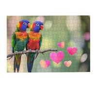 2000 Piece Jigsaw Puzzles for Adults, Parrot Jigsaw Puzzles for Adults 2000 Piece, Classic Puzzle Challenging Game for the Whole Families, Suitable for Decompression Gifts Decor Theme: (Heart), -1397
