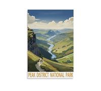 2000 Piece Jigsaw Puzzles for Adults，Peak District National Park 2000 Piece Puzzle Educational Games Home Decoration Puzzle 100x70CM