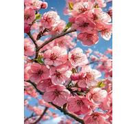 2000 Piece Jigsaw Puzzles for Adults - Plum Blossom - Decorative Wall Art Gift for Adults & Families - 39.4x27.56 inch - with Poster & Letters on Back