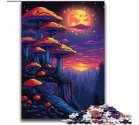 2000 Piece Jigsaw Puzzles for Adults Psychedelic Mushrooms Staycation Kill Time with Fully Interlocking Randomly Shaped Pieces 70x100cm