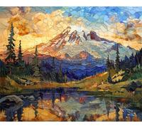 2000 Piece Jigsaw Puzzles for Adults, Puzzle Educational Games, Challenging Puzzle, Puzzles 2000 Pieces Snowy Mountains Jungle