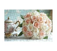 2000 Piece Jigsaw Puzzles for Adults, Rose Jigsaw Puzzles for Adults 2000, Retro Jigsaws Educational Game, Challenging Puzzle Games for The Whole, Wooden Puzzle for Home Decor, Gifts for Women -2119