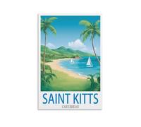 2000 piece jigsaw puzzles for adults，Saint Kitts Caribbean Jigsaw Puzzles 2000 Pieces for Adults Painting Puzzle 2000 Pieces DIY Challenging Puzzles for Adults 100x70cm