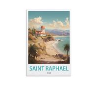 2000 Piece Jigsaw Puzzles for Adults，Saint Raphael Var 2000 Piece Puzzle Classic Educational Games Beautiful Decoration Puzzle 100x70cm