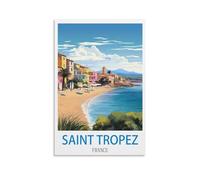 2000 Piece Jigsaw Puzzles for Adults，Saint Tropez France 2000 Piece Puzzle Classic Educational Games Beautiful Decoration Puzzle 100x70cm