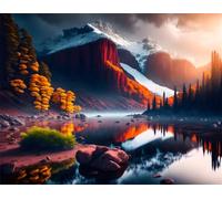 2000 Piece Jigsaw Puzzles for Adults Snowy Mountain Jungle, Educational Games, Challenging & Brainteasing for Men Women Elders Seniors, Puzzle 2000 Pieces