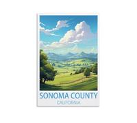 2000 Piece Jigsaw Puzzles for Adults，Sonoma County California 2000 Piece Puzzle Classic Educational Games Beautiful Decoration Puzzle 100x70cm